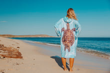 Load image into Gallery viewer, Adult Turtle Hooded Towel - Coral Bay