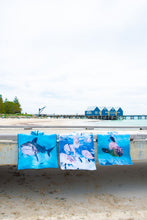 Load image into Gallery viewer, Kids Shark Hooded Towel - Coral Bay