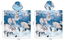 Load image into Gallery viewer, Kids Fish Hooded Towel - Coral Bay