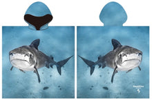 Load image into Gallery viewer, Kids Shark Hooded Towel - Coral Bay