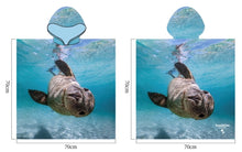 Load image into Gallery viewer, Kids Sea Lion Hooded Towel - Jurien Bay
